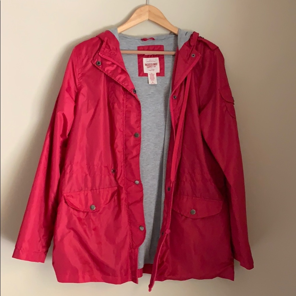 Fuchsia Pink Windbreaker